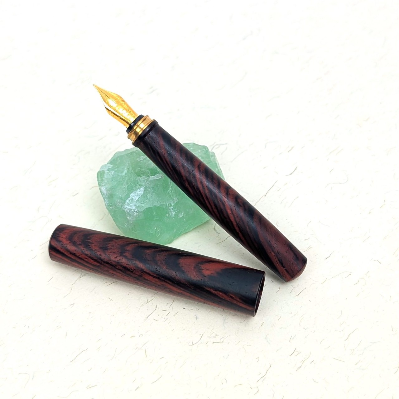 SIMEICHU XiaoZhuo Cocobolo Fountain Pen capped