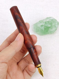 SIMEICHU XZ261206 Cocobolo Rosewood Fountain Pen detail 4