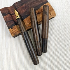 SIMEICHU XiaoZhuo Black Persimmon/Kurogaki Fountain Pen detail 3