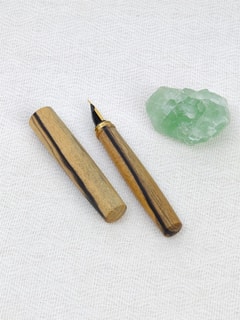 SIMEICHU XiaoZhuo Aligned Ebony Wood Fountain Pen detail 6