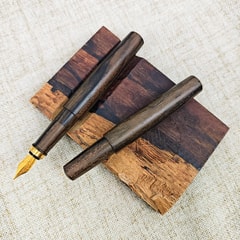 SIMEICHU XiaoZhuo Black Persimmon/Kurogaki Fountain Pen detail 6