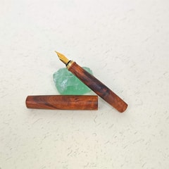 SIMEICHU XiaoZhuo Desert Ironwood #XZ261003 Fountain Pen capped