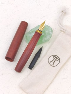 SIMEICHU XZ261307 Red Sandalwood Fountain Pen detail 12