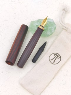 SIMEICHU XZ261304 Cocobolo Wood Fountain Pen detail 10