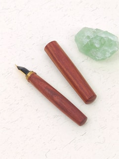 SIMEICHU XZ261305 Red Sandalwood Fountain Pen detail 9