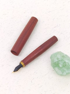 SIMEICHU XZ261307 Red Sandalwood Fountain Pen detail 7