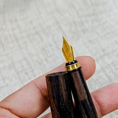SIMEICHU XiaoZhuo Black Persimmon/Kurogaki Fountain Pen detail 7