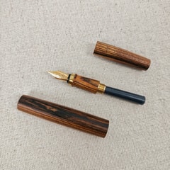 SIMEICHU XiaoZhuo Bocote / Golden Sandalwood Fountain Pen detail 4